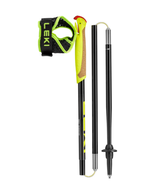 Hole LEKI Evotrail FX.One TA, black-dark anthracite-neonyellow 